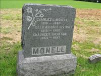 Monell, Charles L, Delilah (Cole) and Chauncey